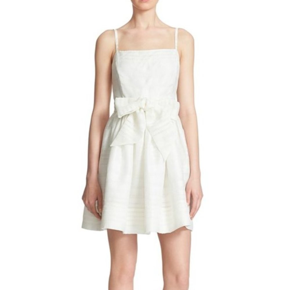 Kate Spade Size 2 White Ribbon Bow Dress